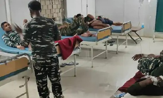 छत्तीसगढ़: CRPF के जवान फूड प्वॉइजनिंग के हुए शिकार - CG Sandesh