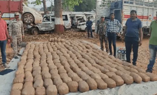 छत्तीसगढ़: “पुष्पा” के अंदाज में सवा करोड़ का गांजा तस्करी करत... - CG Sandesh