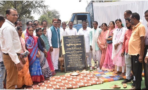 विधायक चंदन कश्यप ने विभिन्न कार्यों का किया भूमिपूजन - CG Sandesh