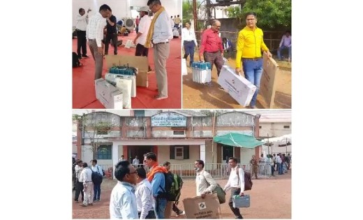 खैरागढ़ विधानसभा उपचुनाव के लिए मतदान दल रवाना, 2 लाख से ज्य... - CG Sandesh