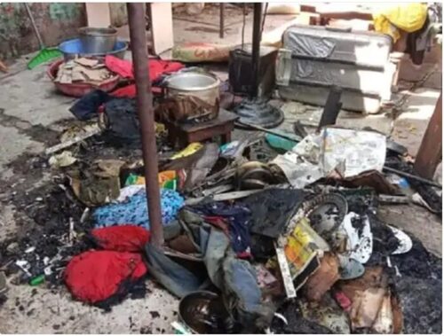 CG NEWS : घर में भीषण आग लगने से जिंदा जला युवक, हुई दर्दनाक... - CG Sandesh