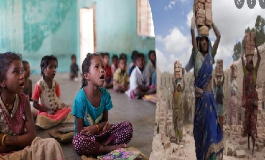 ईट भट्ठा में कार्यरत श्रमिक परिवारों के बच्चों को शिक्षा दिल... - CG Sandesh