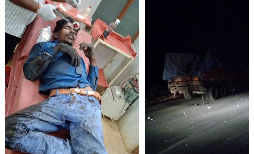 सिंघोड़ा : बस चालक की लापरवाही, ट्रक को पीछे से मारी ठोकर, या... - CG Sandesh