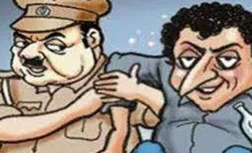 बागबाहरा : शराब के नशे में उत्पात मचाते एक व्यक्ति गिरफ्तार.