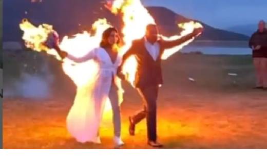 अनोखी शादी दूल्हा-दुल्हन ने किया खुद को आग के हवाले, सोशल मी... - CG Sandesh
