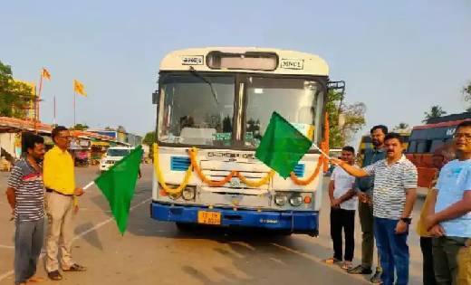  नक्सल क्षेत्र में पहली सरकारी यात्री बस की मिली सौगात, किरा... - CG Sandesh