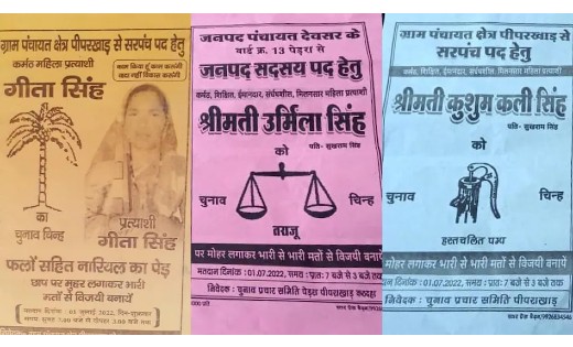 पंचायत सचिव की 3 पत्नियां चुनाव मैदान में, दो आमने-सामने उतर... - CG Sandesh