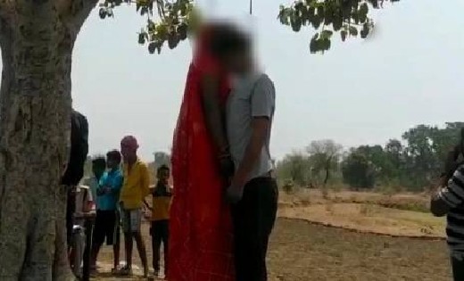  पेड़ से लटके मिले पति-पत्नी के शव, एक साल पहले हुई थी शादी, ... - CG Sandesh