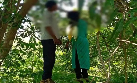 प्रेमी जोड़े ने एक ही पेड़ पर लगाई फांसी - CG Sandesh