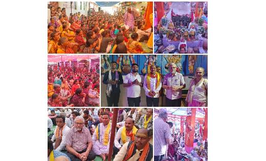 बसना : अष्टप्रहरी नामयज्ञ में शामिल हुए डॉ. एन के अग्रवाल  - CG Sandesh