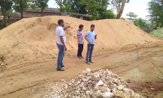 अवैध रेत भंडारण के दो प्रकरणों पर की गई जब्ती की कार्यवाही - CG Sandesh