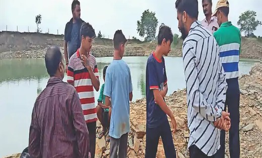 पत्थर खदान में डूबने से छात्र की मौत - CG Sandesh