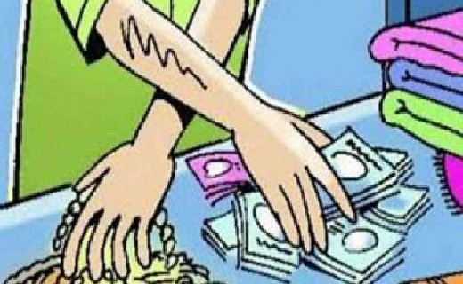 पटेवा : सूने मकान का ताला तोडकर सोने चांदी सहित नगदी रकम चोरी