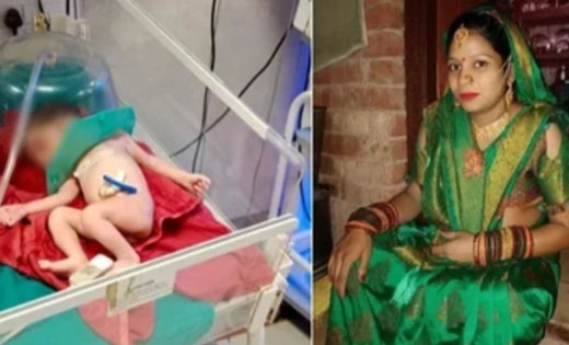 ट्रक ने गर्भवती महिला को मारी टक्कर, पेट फटकर बाहर आ गया बच्... - CG Sandesh