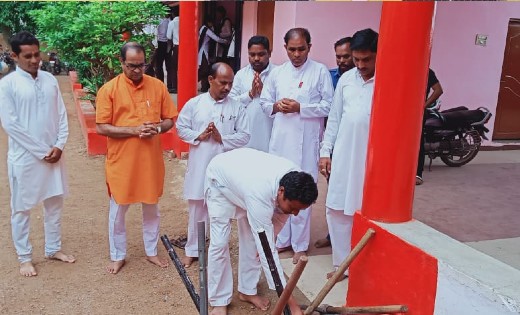बसना : सरस्वती शिशु मंदिर में मनाया गया हरियाली पर्व - CG Sandesh