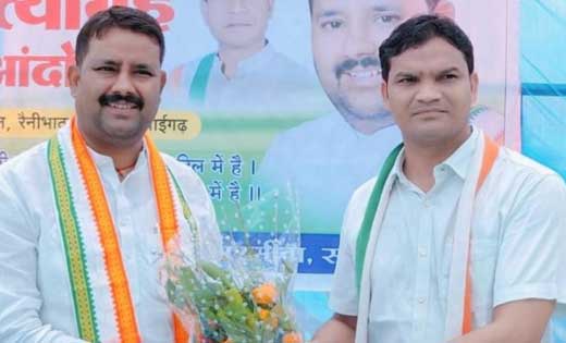 भागवत के निर्विरोध ब्लॉक कांग्रेस अध्यक्ष बनने के बाद इंदुभू... - CG Sandesh