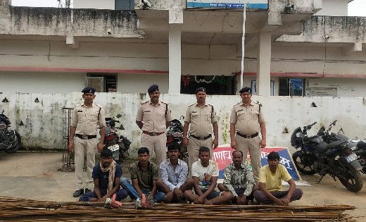 पेंड्रा में निर्माणाधीन मकान में चोरी करने वाला गिरोह हुआ गिरफ्तार