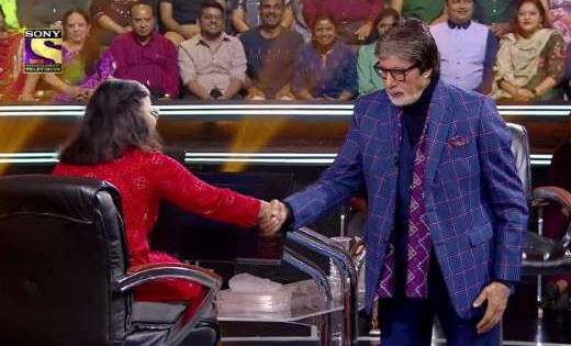 KBC 14 के मंच पर जब छतीसगढ़ की वेटलिफ्टर कोमल ने अमिताभ बच्चन... - CG Sandesh