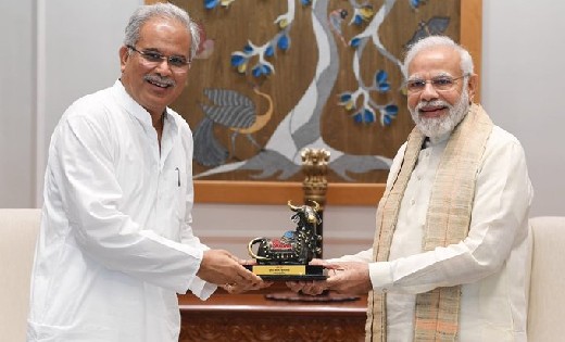 सीएम बघेल ने आज नव निर्वाचित राष्ट्रपति द्रौपदी मुर्मू और प्... - CG Sandesh