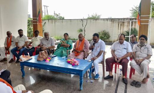 नवनियुक्त विधानसभा प्रभारी संदीप शर्मा ने बसना विधानसभा की ब... - CG Sandesh