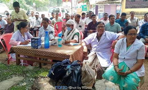सरायपाली :  छ.ग. कर्मचारी अधिकारी फेडरेशन ने सातवें दिन भी ज... - CG Sandesh