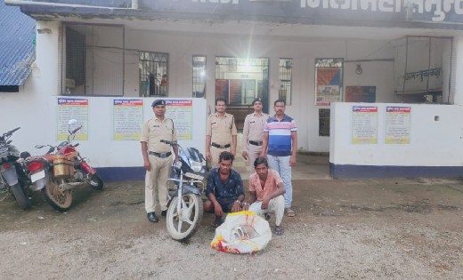 सरायपाली : बाइक से अवैध शराब परिवहन करते 2 युवक गिरफ्तार  - CG Sandesh