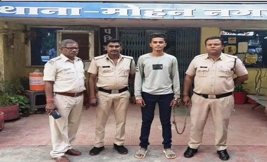 पुलिस के 5 बदमाश  हत्थे चढ़े - CG Sandesh