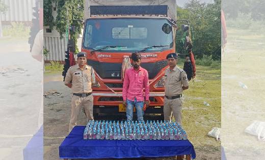 बागबाहरा : ट्रक मे अवैध रूप से शराब परिवहन करते आरोपी गिरफ्त... - CG Sandesh
