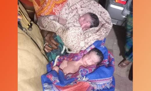 बसना : डायल 112 वाहन में गर्भवती महिला ने 2 स्वस्थ बच्चों को... - CG Sandesh