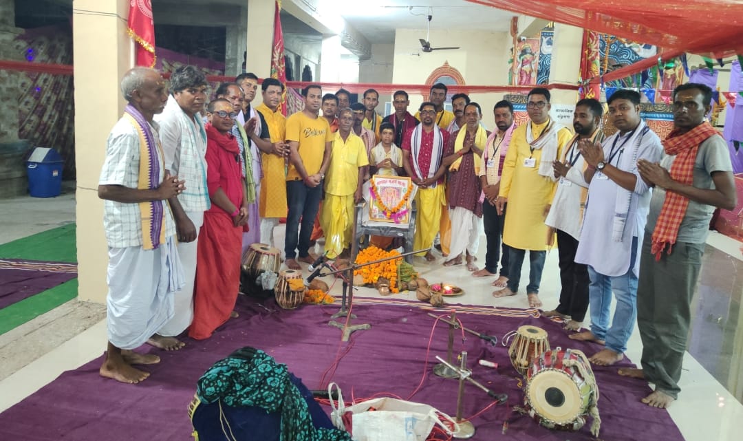 सरायपाली : भागवत भजन माला का कार्यक्रम संपन्न - CG Sandesh