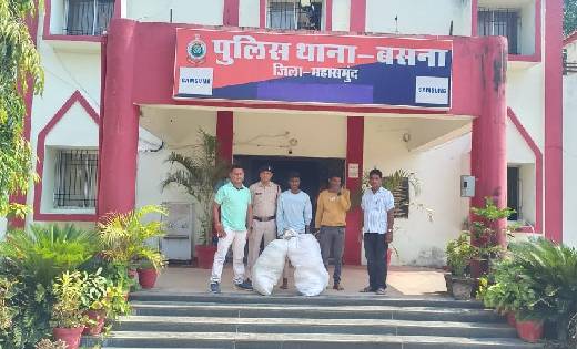 बसना : साढ़े 16 लाख के गांजे के साथ दो अंतर्राज्यीय तस्कर गिर... - CG Sandesh
