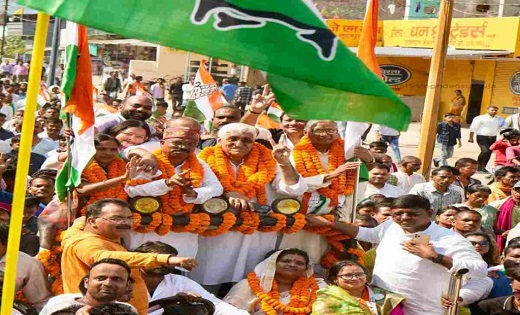 तीनों प्रत्याशियों ने सिंहदेव की उपस्थिति में नामांकन पत्र क... - CG Sandesh