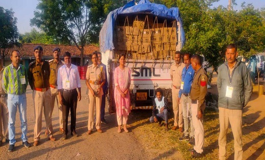 31 लाख की शराब संयुक्त टीम ने पकड़ी  - CG Sandesh