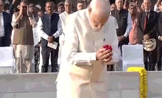 Gandhi Jayanti 2023 : गांधी जयंती : प्रधानमंत्री मोदी ने राज... - CG Sandesh