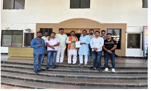 BJP प्रत्याशी चैतराम अटामी ने लिया नामांकन फॉर्म - CG Sandesh