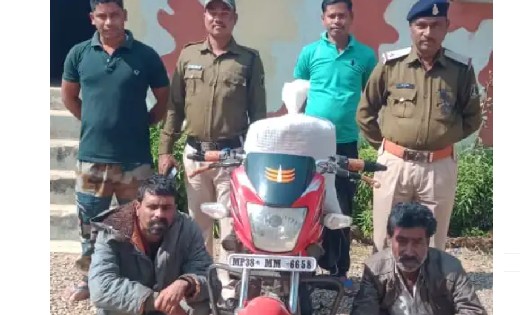कोमाखान : 10 किलो गांजा के साथ 2 गिरफ्तार. - CG Sandesh
