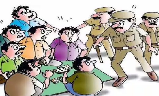 सरायपाली : चार जुआरियों को पुलिस ने किया गिरफ्तार - CG Sandesh