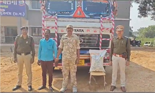 2 ट्रकों में 84 लाख का 63 टन विस्फोटक बरामद, 2 आरोपी अरेस्ट - CG Sandesh