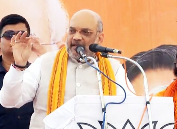 BREAKING : कोरबा पहुंचे गृह मंत्री अमित शाह, बोल – मेरा सौभा... - CG Sandesh