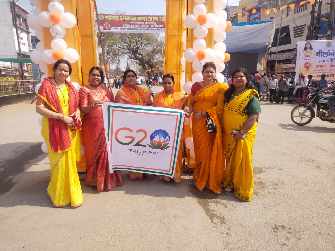 प्रदेश अध्यक्ष महिला मोर्चा भाजपा  शालिनी राजपुत पहुंची बसना - CG Sandesh