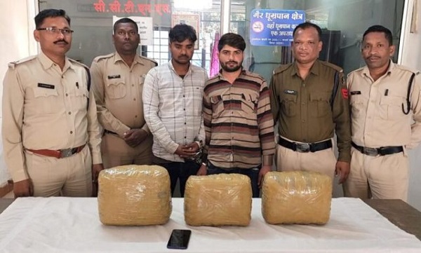 गांजा तस्करी करते दो अंतर्राज्यीय आरोपी गिरफ्तार, 10 किलो नश... - CG Sandesh