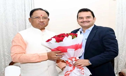 IAS पी दयानंद ने की मुख्यमंत्री साय से मुलाकात