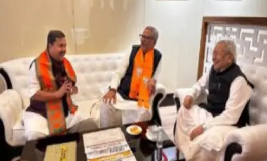 ओम प्रकाश माथुर ने की राज्यपाल विश्वभूषण हरिचंदन से मुलाकात