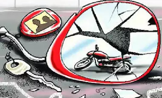 खल्लारी : सड़क के गड्ढे में फिसलकर गिरा बाइक सवार, मौत - CG Sandesh