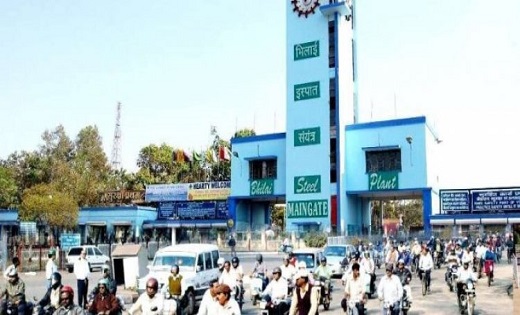 भिलाई स्टील प्लांट में हादसा, एक मजदुर घायल - CG Sandesh