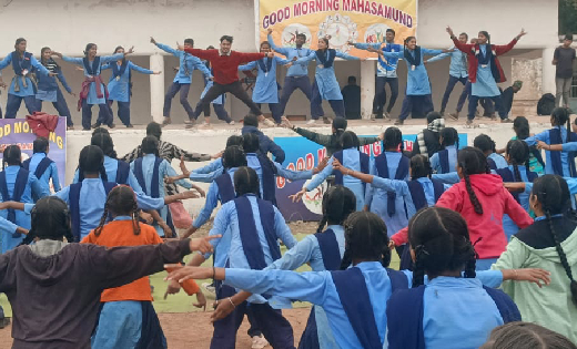 गुड मॉर्निंग महासमुंद का आयोजन, बच्चें, खिलाड़ी के साथ शिक्ष... - CG Sandesh