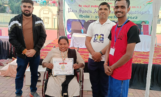 महासमुंद : राज्य स्तरीय पैरा एथलेटिक्स प्रतियोगिता में ममता ... - CG Sandesh