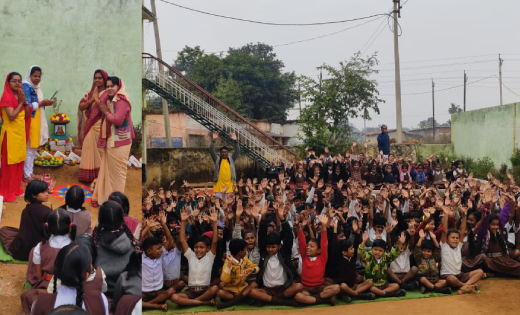 बसना : शिशु मंदिर गढ़फुलझर मे किया तुलसी माता और श्री रामचंद्... - CG Sandesh