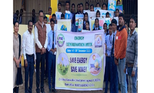 महासमुंद : ऊर्जा संरक्षण सप्ताह अंतर्गत स्लोगन, चित्रकला, और... - CG Sandesh