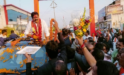 उप मुख्यमंत्री विजय शर्मा डिप्टी सीएम बनने के बाद पहली बार पहुंचे अपने गृह नगर कवर्धा
